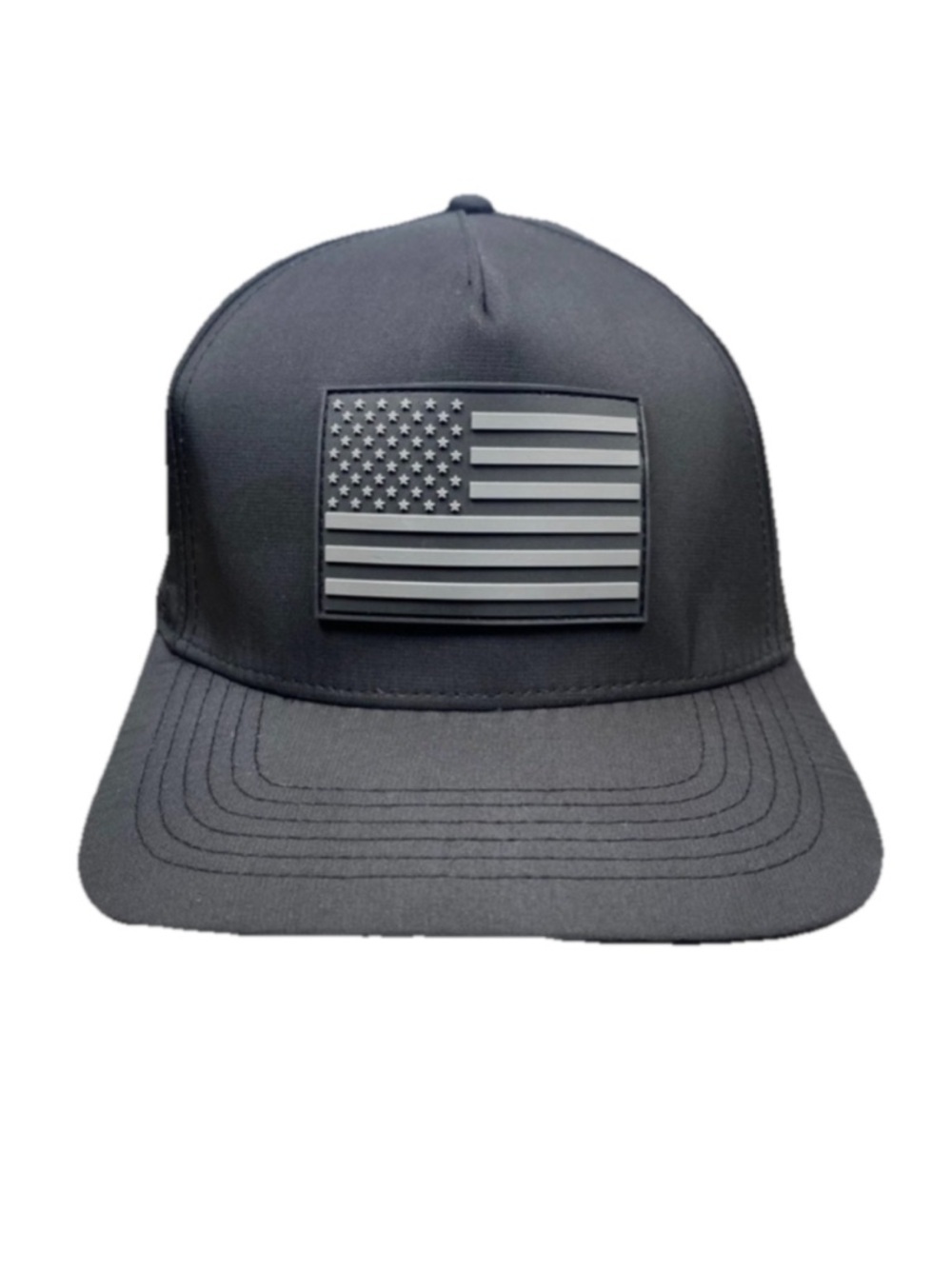 Alter Ego Men’s American Flag Coaster Running Hat Black Standard